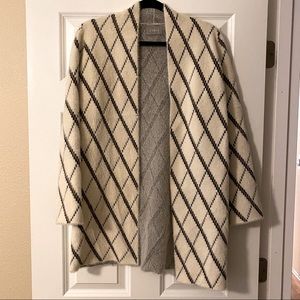 Cyrus | Ivory Argyle Cardigan